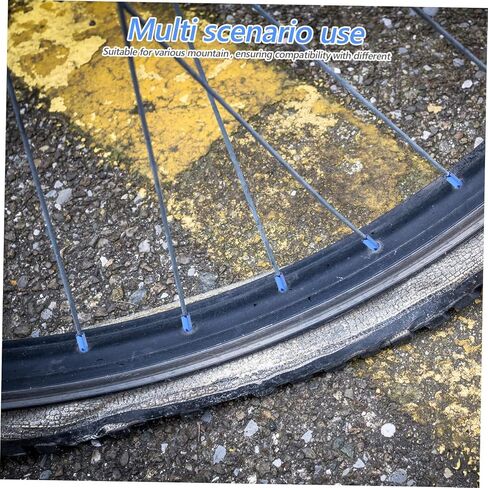 Toyvian 15pcs Bike Nipples Fashionable Rim Decor for Mountain Road Bicycles Aluminum Alloy Caps Easy Installation Broad Compatibility in Saudi Arabia