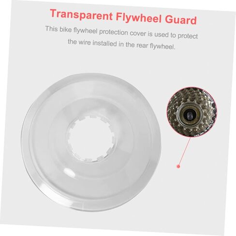 Toyvian 2pcs Bike Spokes Guard Flywheel Cover Flywheel Guard Rear Hub Protector for Mountain Bike in Saudi Arabia