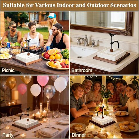 Napkin Holder for Table,Wooden Napkin Dispenser with Weighted Arm,Cocktail Napkin Holder for Kitchen,Party, Home Decor, Picnic, Bar,Cafe. in Kuwait