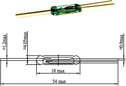 5PCS/Lot MKC17103 4 * 18MM 1A 127V Normally Open/Normally Closed Conversion Sensor in Saudi Arabia