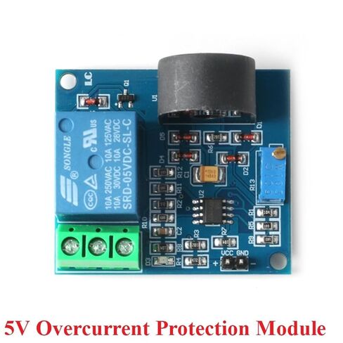 AC 5A Overcurrent Protection Sensor Module AC Current 5V Relay Over-Current Protection Detection Board Signal Switch Output in Saudi Arabia