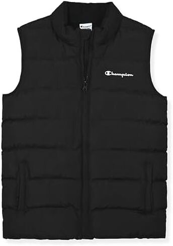Champion Boys Puffer Vest Lightweight Sleeveless Zip-Front Jacket with Pockets, Kids Outerwear in Saudi Arabia