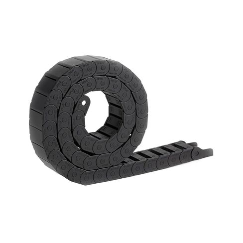 Opening Cable Chain Transmission Bridge Drag Chain 15x20 15x30 18x38mm Drag Nylon Towline 1M(Opening 18x38(37) mm) in Saudi Arabia
