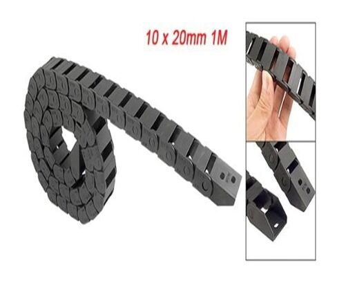 Chain Cables 10 x 20mm 1M Open On Both Side Plastic Towline Cable Drag Chain in Saudi Arabia