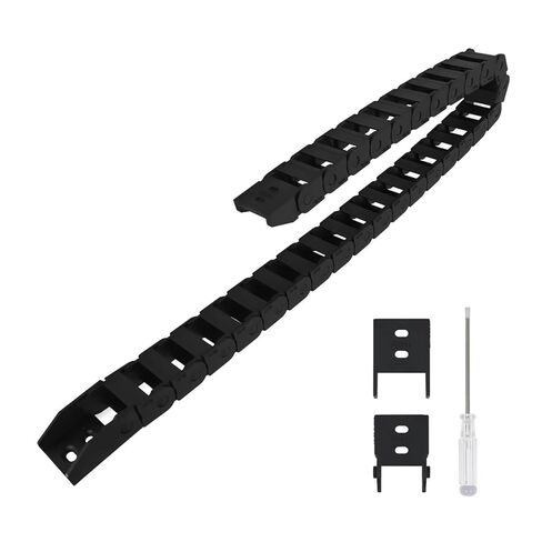 R18 10mm x 20mm Bridge Type Plastic Drag Chain 1M Length Cable Carrier Machinery Robots Injection Molding Automated Systems in Saudi Arabia