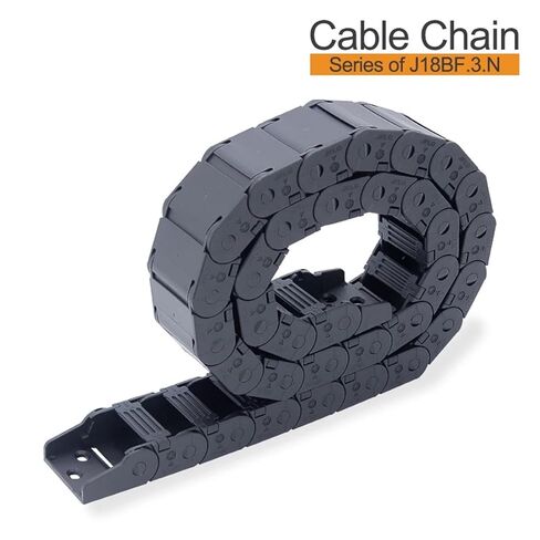 1-Meter Cable Drag Chain semi Enclosed Inner Opening Series J18BF.3. N 18 * 18 18 * 25 18 * 37 18 * 50(48mm,18x18 mm) in Saudi Arabia