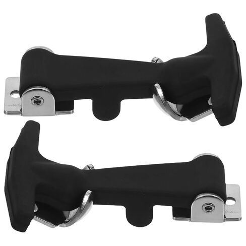 jojofuny 2pcs Stainless Steel Rubber T-Handle Draw Latch with Elastic Shock Absorption for Tool Box Cooler Trailer Box and Engine Hood Sealing Lock in Saudi Arabia