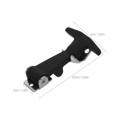 jojofuny 2pcs Stainless Steel Rubber T-Handle Draw Latch with Elastic Shock Absorption for Tool Box Cooler Trailer Box and Engine Hood Sealing Lock in Saudi Arabia