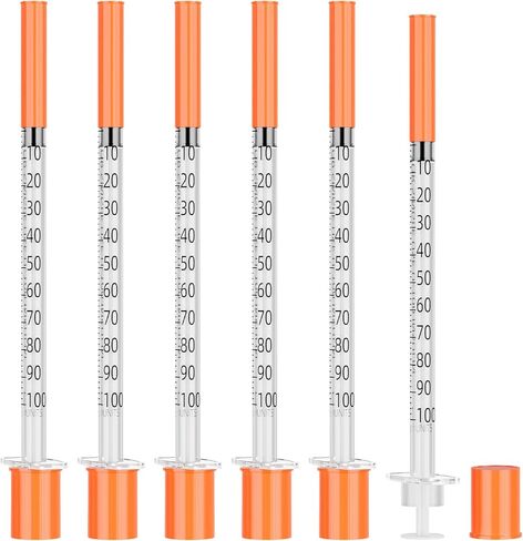 1ml/cc 29G 5/16" (8mm) Syringe, U-100 Disposable Syringes, Individually Wrapped, Pack of 20 in Kuwait