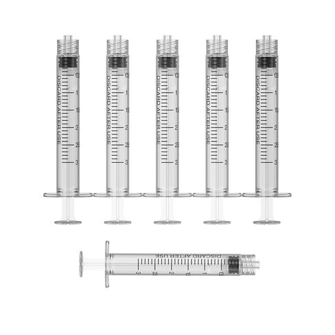 محاقن Luer Lock 1 مل (بدون إبرة) - 100 عبوة محاقن، مغلفة بشكل فردي in Kuwait
