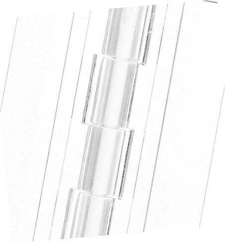PartyKindom 10pcs Transparent Acrylic Hinges Heavy-Duty Folding Box Hinge for Cabinets Drawers Versatile and Sturdy Design for Various Applications for Boxes and Aquarium Lids in Saudi Arabia