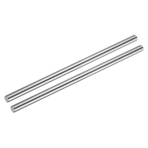 uxcell 2pcs Linear Motion Rod Shaft Guide 16mm x 350mm (0.63" x 13.78") Case Hardened Steel Chrome Plated, Metric Linear Rail Rod for 3D Printer, CNC Machine in Saudi Arabia