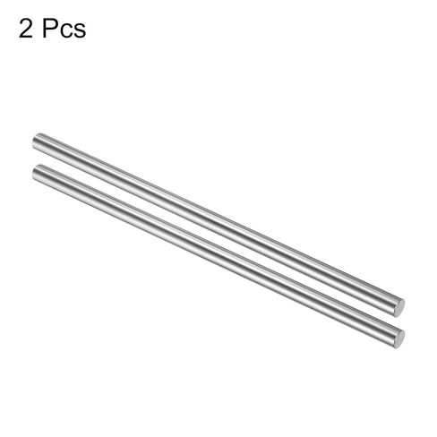 uxcell 2pcs Linear Motion Rod Shaft Guide 16mm x 350mm (0.63" x 13.78") Case Hardened Steel Chrome Plated, Metric Linear Rail Rod for 3D Printer, CNC Machine in Saudi Arabia