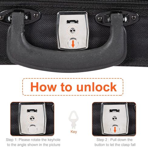 مجموعة كاملة من الكمان GLARRY 4/4 - كمان من الخشب الصلب مع مسند كتف على شكل فيونكة موالف، بما في ذلك أوتار الكمان الصوتية للمبتدئين البالغين (خفيف) in Kuwait