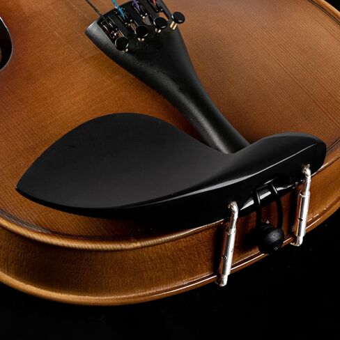 مجموعة كاملة من الكمان GLARRY 4/4 - كمان من الخشب الصلب مع مسند كتف على شكل فيونكة موالف، بما في ذلك أوتار الكمان الصوتية للمبتدئين البالغين (خفيف) in Kuwait