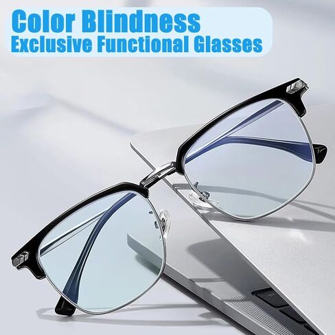 نظارات عمى الألوان للرجال/النساء، نظارات عمى الألوان عالية التباين، نظارات عمى الألوان باللون الأحمر والأخضر للاستخدام الخارجي والداخلي in Kuwait