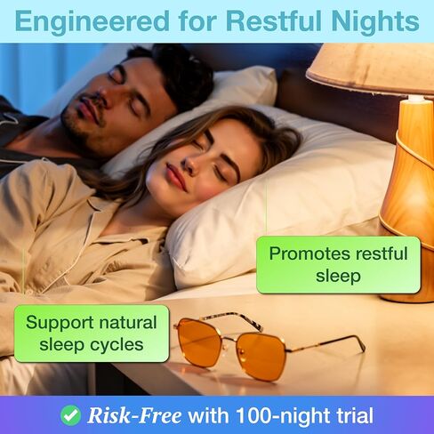 نظارات برتقالية زرقاء تحجب الضوء من أجل نوم أفضل - نظارات الصداع النصفي للكمبيوتر البرتقالية الفاخرة المصنوعة من العنبر المقاوم للصدأ للنساء والرجال - العنبر fl 41 حاصرات الضوء الأزرق للألعاب لإجهاد العين والتعب in Kuwait