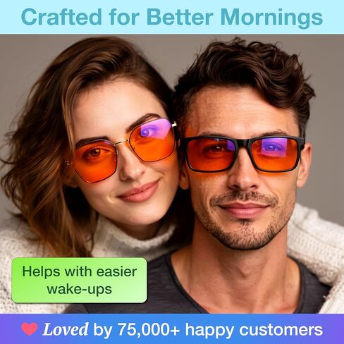 نظارات برتقالية زرقاء تحجب الضوء من أجل نوم أفضل - نظارات الصداع النصفي للكمبيوتر البرتقالية الفاخرة المصنوعة من العنبر المقاوم للصدأ للنساء والرجال - العنبر fl 41 حاصرات الضوء الأزرق للألعاب لإجهاد العين والتعب in Kuwait