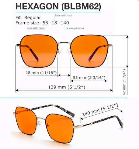 نظارات برتقالية زرقاء تحجب الضوء من أجل نوم أفضل - نظارات الصداع النصفي للكمبيوتر البرتقالية الفاخرة المصنوعة من العنبر المقاوم للصدأ للنساء والرجال - العنبر fl 41 حاصرات الضوء الأزرق للألعاب لإجهاد العين والتعب in Kuwait