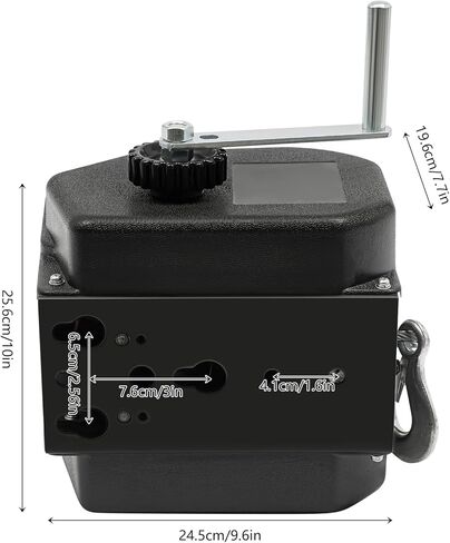 أوناش القوارب الكهربائية المحمولة، ونش مقطورة القارب 2000 رطل 12 فولت ونش بحري مع التحكم في إعادة الحركة وخطاف 1/4 بوصة، تشغيل مزدوج الاتجاه ونش كهربائي للقوارب in Kuwait