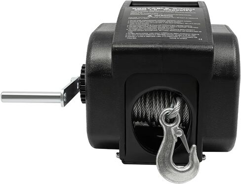 أوناش القوارب الكهربائية المحمولة، ونش مقطورة القارب 2000 رطل 12 فولت ونش بحري مع التحكم في إعادة الحركة وخطاف 1/4 بوصة، تشغيل مزدوج الاتجاه ونش كهربائي للقوارب in Kuwait