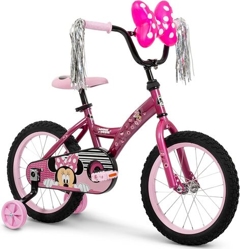 دراجة هوفي ديزني ميني للبنات مقاس 16 بوصة باللون الوردي in Kuwait