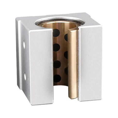 1 قطعة SBR12UU الجرافيت النحاس كم المنزلق خالية من الزيت كتلة التشحيم الذاتي SBR12 أجزاء in Kuwait