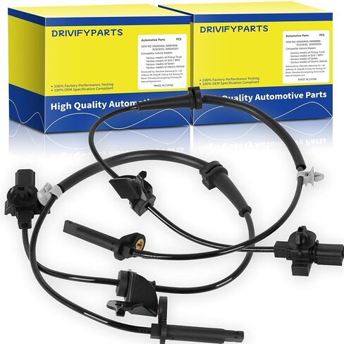 DRIVIFYPARTS ABS مستشعر سرعة العجلة الأمامي الأيسر الأيمن مناسب لـ 2008-2012 Honda Accord 2009-2014 Acura TSX سائق الركاب الجانب ABS أجهزة الاستشعار # ALS1553 57450-TA0-A01 57455-TA0-A01 قطعتان in Kuwait