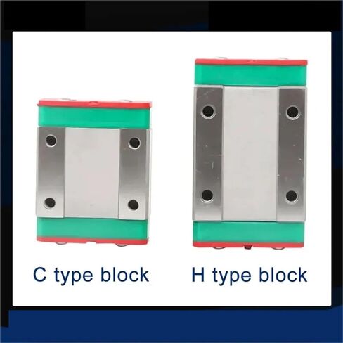 1pc MGN12H/MGN12C Carriage/Block/Slider MGN12 ature Linear Guide/Linear Rail Parts Frame X Y Z Axis(MGN12H,1pc) in Saudi Arabia