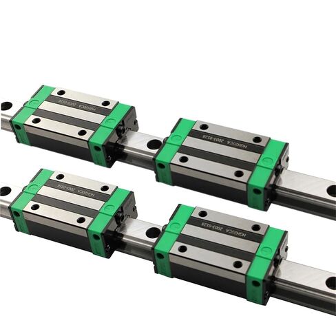 HGR20 HGR15 دليل خطي مربع 2 قطعة طول + 4 قطعة HGH15CA / HGH20CA منزلق كتلة النقل نقش راوتر (2 سكة 4HGH15CA، 350 مم) in Kuwait