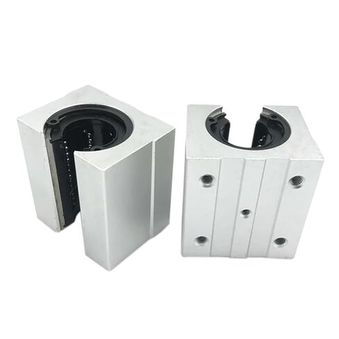 AEE3-SBR25UU Linear Ball Bearing Slider Unit, 25Mm Hole Diameter Linear Light Bearing Guide Rail Cylindrical Aluminum Bracket in Saudi Arabia