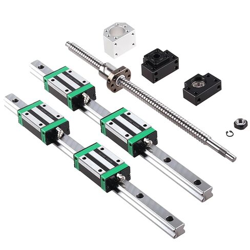 HGR20 Square Linear Guide Rail 2PCS+ Block HGH20CA +SFU1605 Ball Screw with Nut +BKBF12 +Nut Housing Linear Actuator(HGR20-200 1605-250) in Saudi Arabia