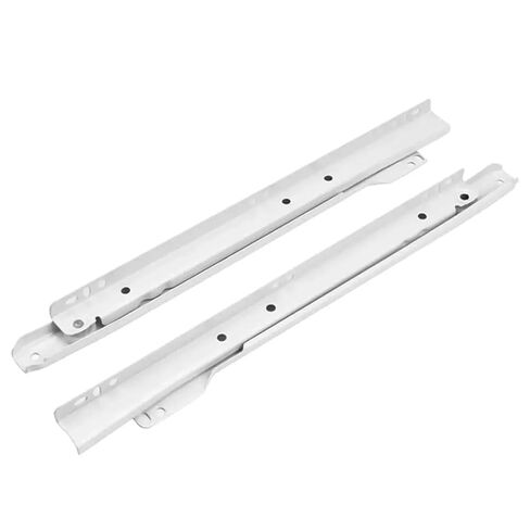 1Pair Mute Two Cabinet Rails Drawer Track Slides Computer Table Chute Cabinets Keyboard Roller Pulley Furniture Cabinets Slides(10inch 25cm) in Saudi Arabia