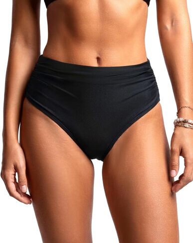 Daci Mid Rise Bikini Bottoms for Women - 2025 Full Coverage Bathing Suit Bottom Tummy Control Swimsuit Bottom in Saudi Arabia