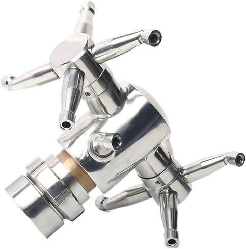 Universal Bottle Cleaner - Ten-Head Rotating Tank Washing Nozzle with 360° Spray Angle for Efficient Automatic Cleaning in Saudi Arabia