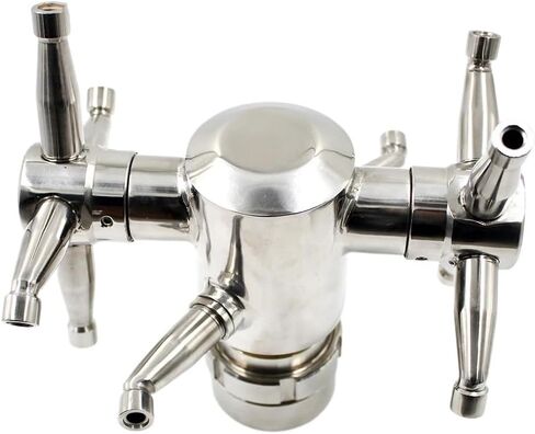 Universal Bottle Cleaner - Ten-Head Rotating Tank Washing Nozzle with 360° Spray Angle for Efficient Automatic Cleaning in Saudi Arabia