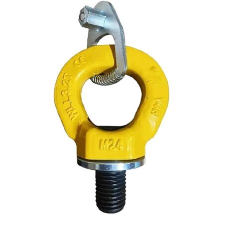 1pc 0.5T-10T Universal Rotary G80 Lifting Screw Point Swivel Hoist Ring YDS Type Lifting Bolt Screw 42CrMo Buckle Metric 360 Degree(M24X35 3.2T top) in Saudi Arabia