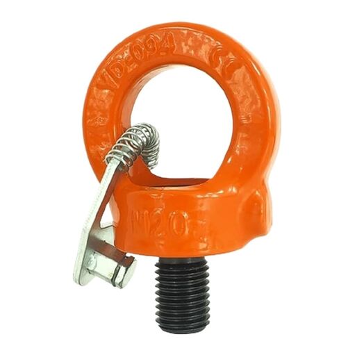 1pc 0.5T-10T Universal Rotary G80 Lifting Screw Point Swivel Hoist Ring YDS Type Lifting Bolt Screw 42CrMo Buckle Metric 360 Degree(5l16inch 0.5T) in Saudi Arabia