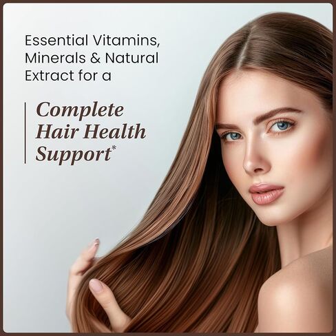 مركب البيوتين والكولاجين والكيراتين من ساندو | يدعم دورة نمو الشعر الطبيعي | فيتامينات للبشرة والأظافر | مكملات الشعر للنساء والرجال | صنع في الولايات المتحدة الأمريكية (60 قطعة (عبوة من 1)، فيتامينات الشعر رقم 1) in Kuwait