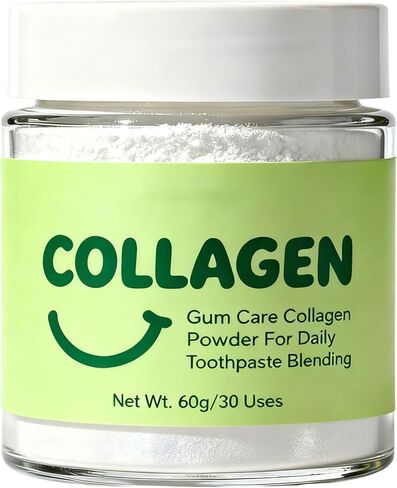 Collagen Tooth Powder, Collagen Powder for Teeth and Gums, Smile Strengthening, Daily Gumline Support for Healthy Gums & Teeth – Mineral-Infused Collagen Formula – 60 g in Saudi Arabia
