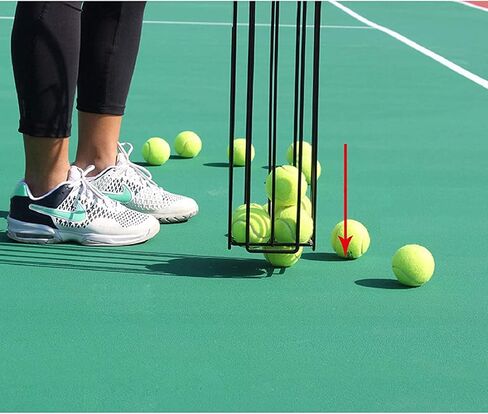 Tennis Ball Collector, Tennis Ball Picker, Multi-Purpose Tennis Ball Storage Tube for Courts, Home in Saudi Arabia