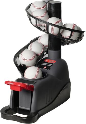 Tennis Ball Machine, Adjustable&Portable Pickleball Launcher with Auto Swing, Launch Training Machine, No Battery Power Required, for Batting and Fielding Practice in Saudi Arabia