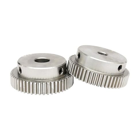 Pinion Gears Set, 1pcs Gear Wheel 1M-49T/50T Bore Size 8-12mm 304 Steel Gears Teeth Thickness 10 Height 20(50 Teeth,8 mm) in Saudi Arabia