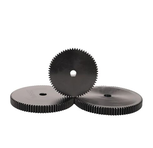 Pinion Gears Set, Blackening Gear 1M-105T-150T Teeth Pitch 3.14mm Total Height 10mm Carbon Steel Flat Gears(1M125T (Bore 12 mm)) in Saudi Arabia