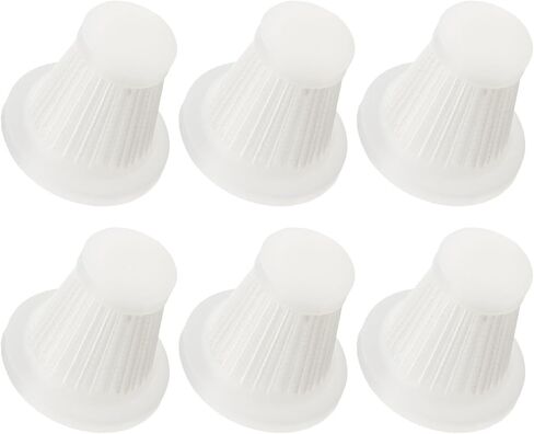 6 Pack Vacuum Cleaner Filters, Replacement Parts Compatible with Car Handheld Models for Home or Office, Easy to Install and Maintain for Improved Air Quality and Performance in Saudi Arabia