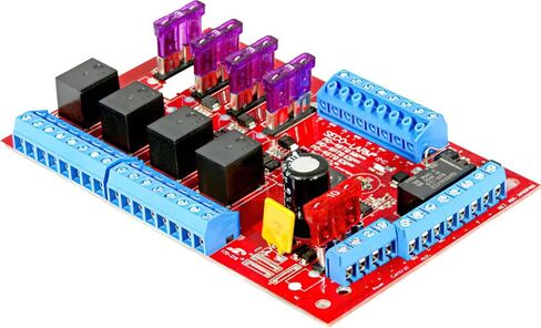 لوحة تحكم الطاقة Seco-Larm PD-4BTQ Enforcer Access؛ 4 مخرجات؛ لتشغيل 12/24 فولت تيار متردد/تيار مستمر؛ يتم دمج كل مخرج بشكل فردي؛ مصابيح LED للحالة الفردية؛ مدخلات الزناد الجافة والرطبة in Saudi Arabia