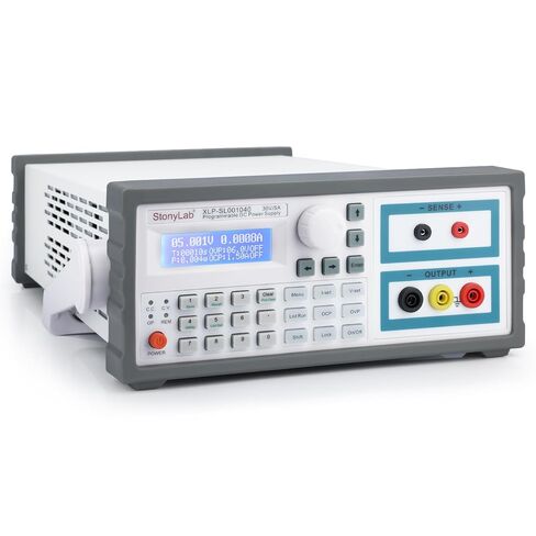 stonylab DC Power Supply, 0-30V 0-5A, 0.1 mA Resolution Blue Screen Display, Precision Programmable DC Power Supply for Laboratory Electronic Testing and Research in Saudi Arabia
