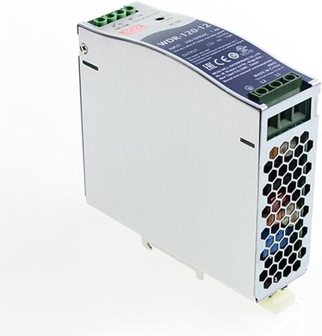 WDR-120-12 12VDC 10A 120W مصدر طاقة صناعي للسكك الحديدية DIN أحادي الإخراج، محدد تيار ثابت مدمج، اتصال مرحل DC OK، UL508، موثوق وفعال للأتمتة الصناعية in Kuwait