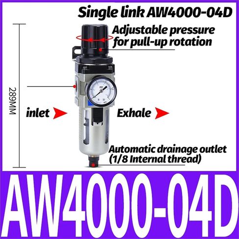 منظم فلتر هوائي صمام معالجة الهواء صمامات تخفيض الضغط AW2000 AW3000 AW4000 AW5000(AW4000-04D) in Kuwait