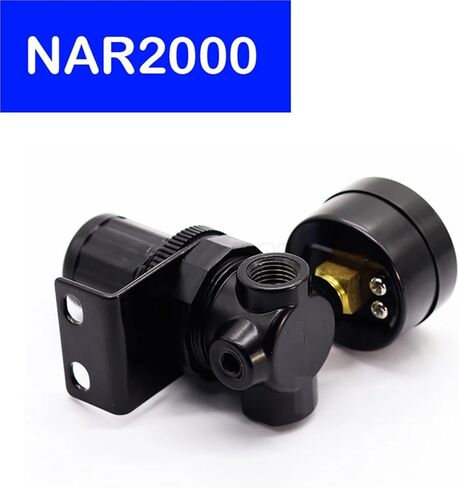 NAR2000 Pneumatic Pipeline Air Pressure Regulator Reducing Regulating Valve 1Pcs in Kuwait